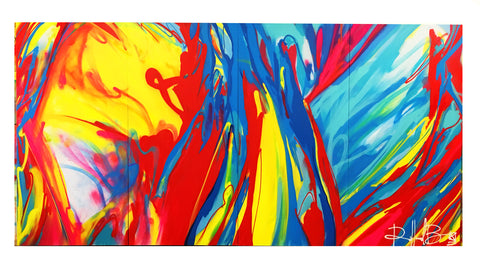 Surrender Abstract 8ftx16ft